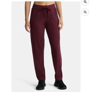 Athletic Works Maroon Jogger Pants